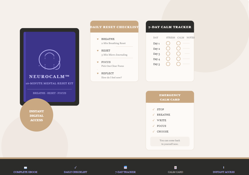 NuroCalm™ – The 10-Minute Daily Reset for Busy Women